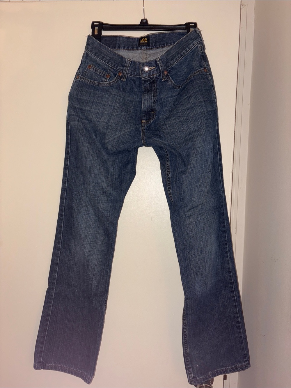 Lee Men's Bootcut Jeans in Blue Wash